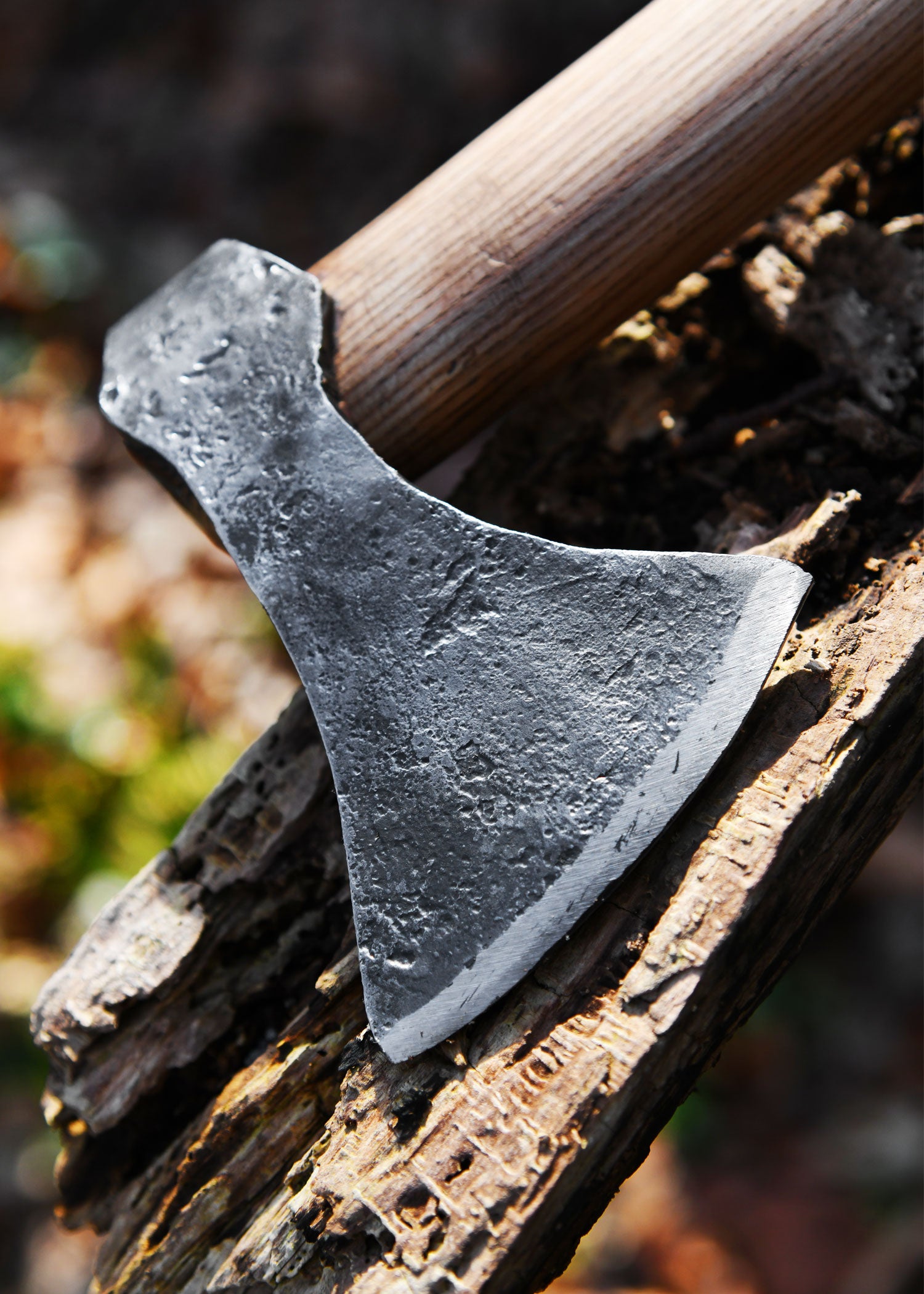 Imagen única de: Hacha Vikinga De Acero, Forjada A Mano, Tipo G