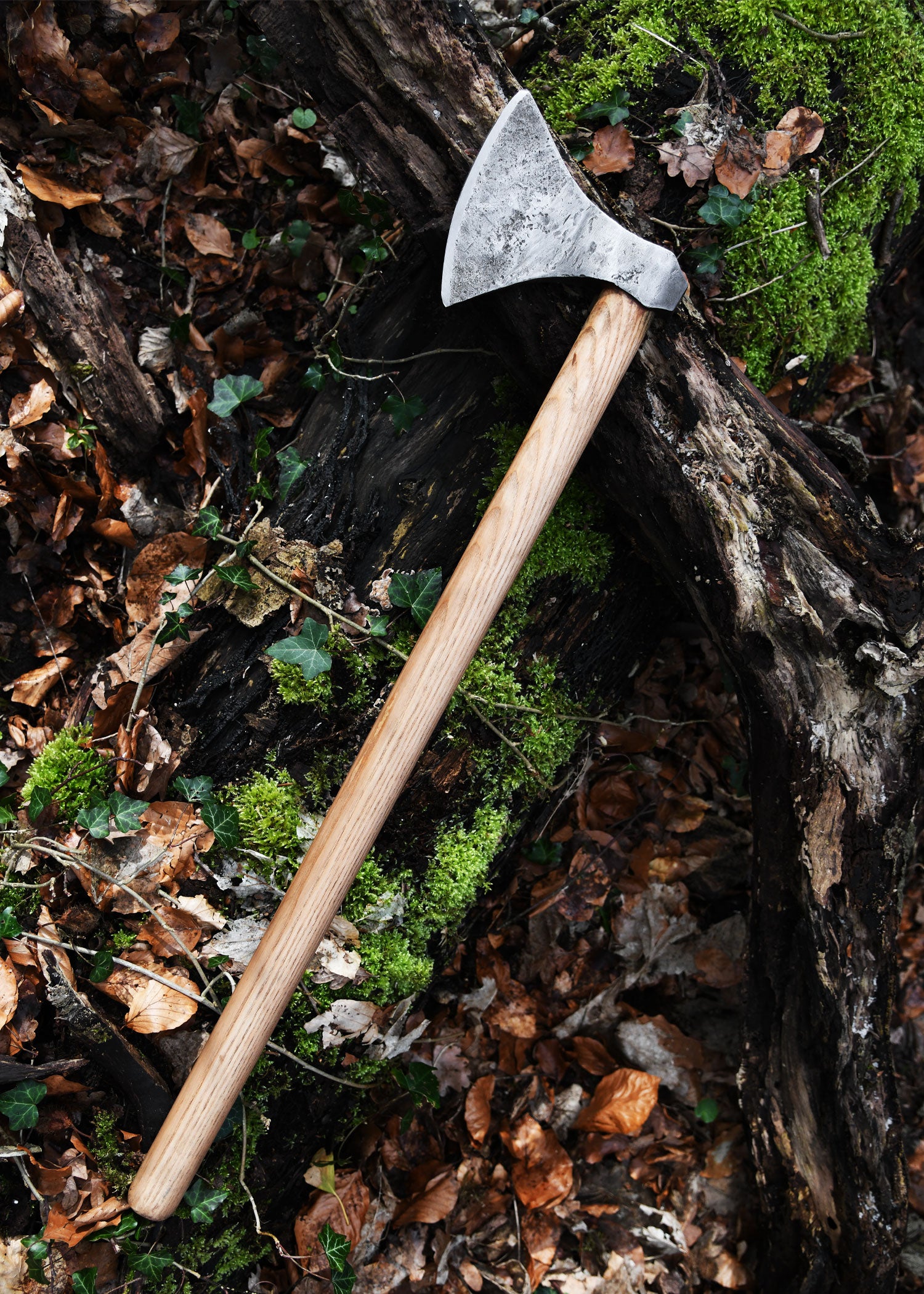 Imagen única de: Hacha Vikinga De Acero, Forjada A Mano, Tipo M