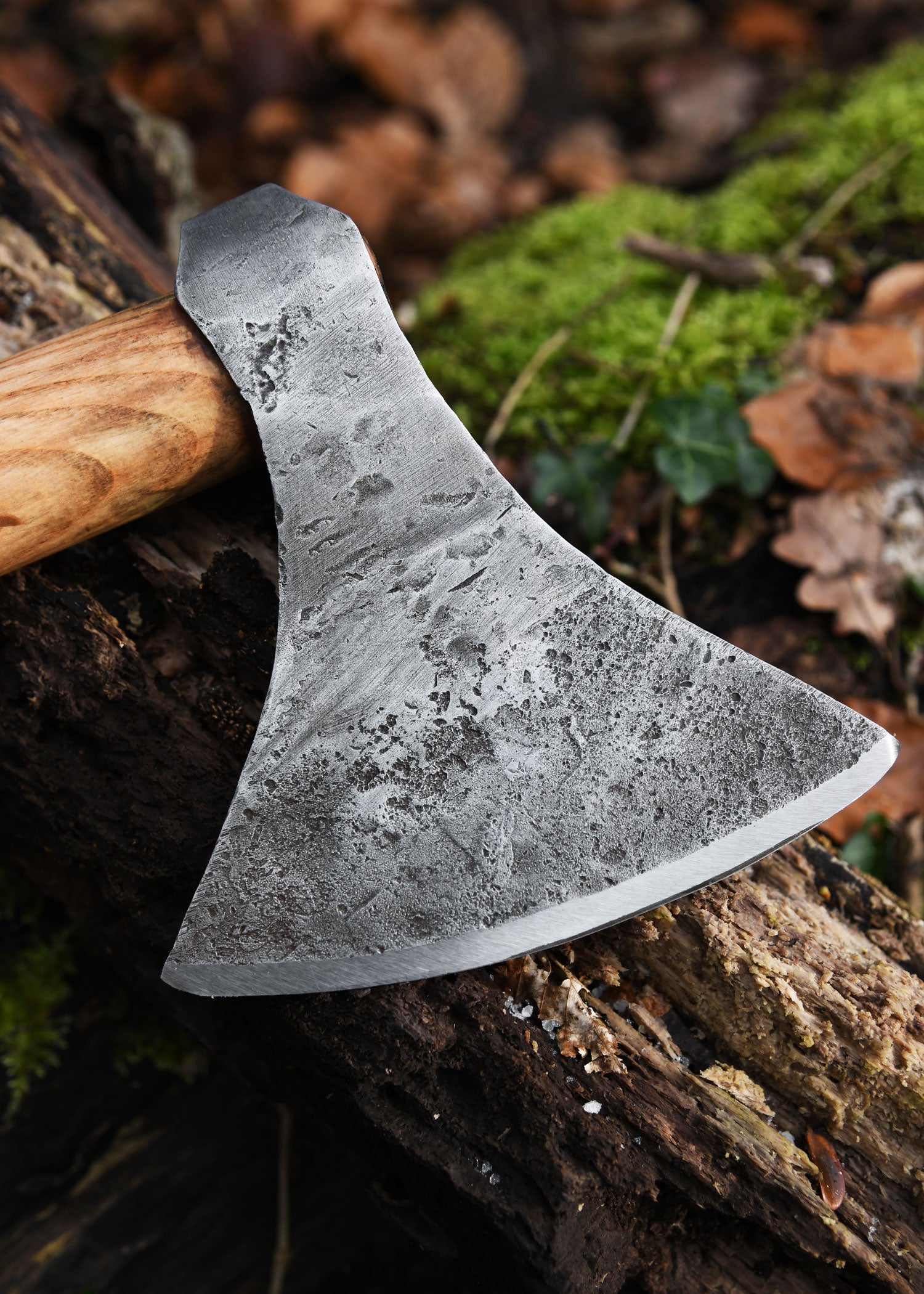 Imagen única de: Hacha Vikinga De Acero, Forjada A Mano, Tipo M