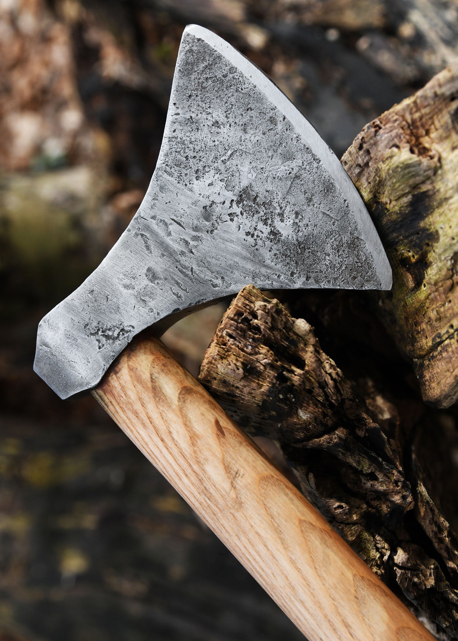 Imagen única de: Hacha Vikinga De Acero, Forjada A Mano, Tipo M