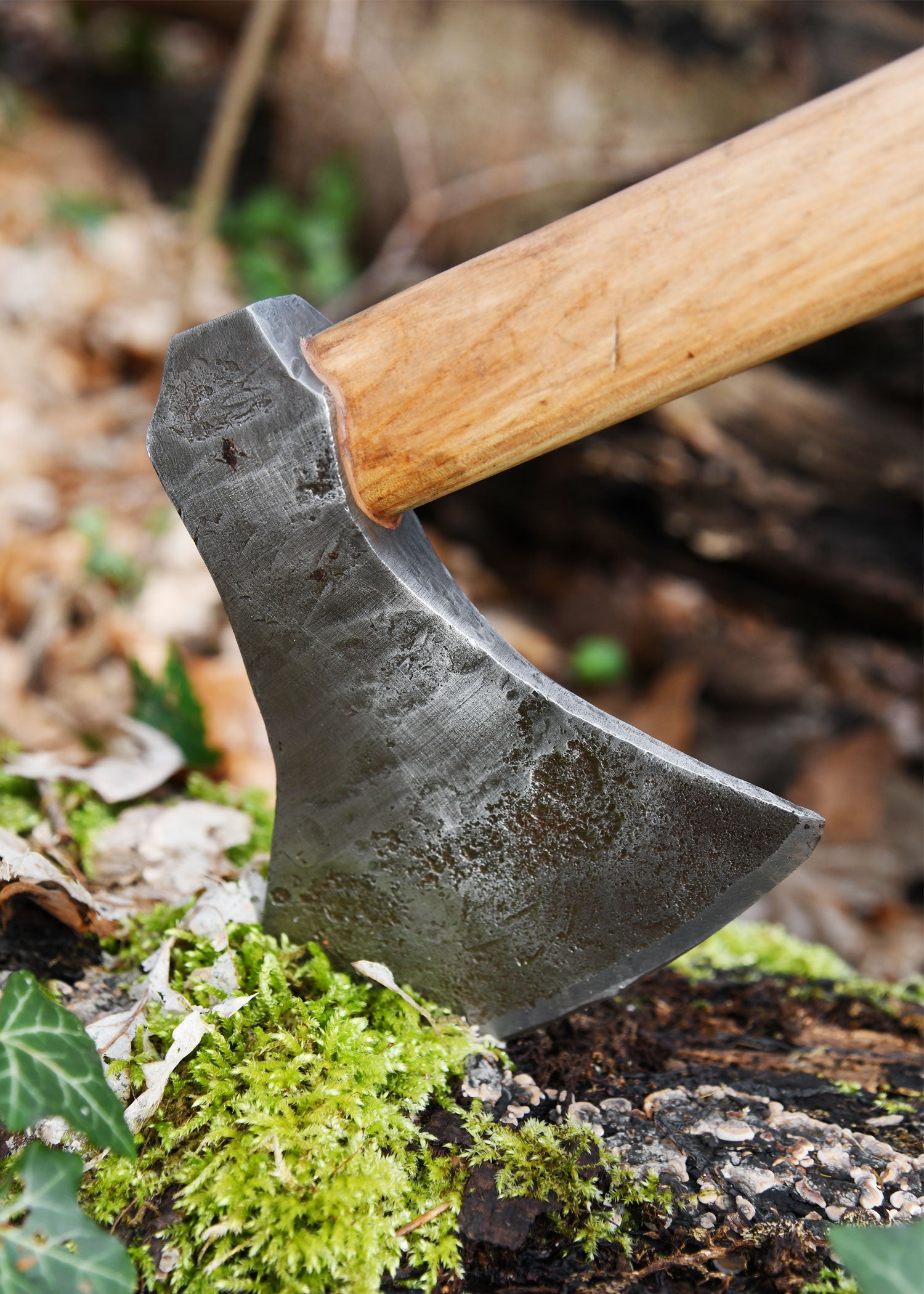 Imagen única de: Hacha Vikinga De Acero, Forjada A Mano, Tipo M