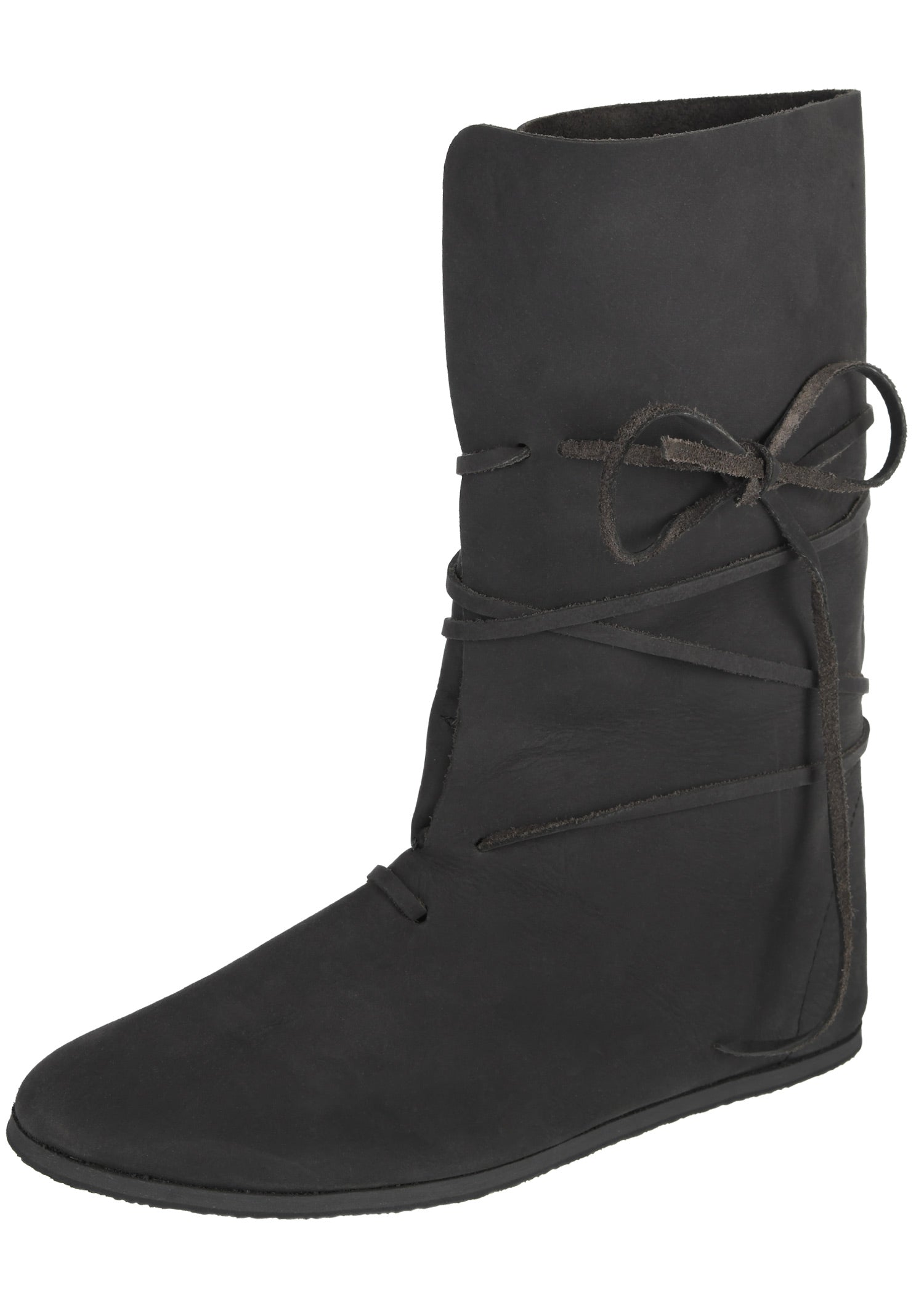 Imagen única de: Botas Vikingas Con Cordones, Negro