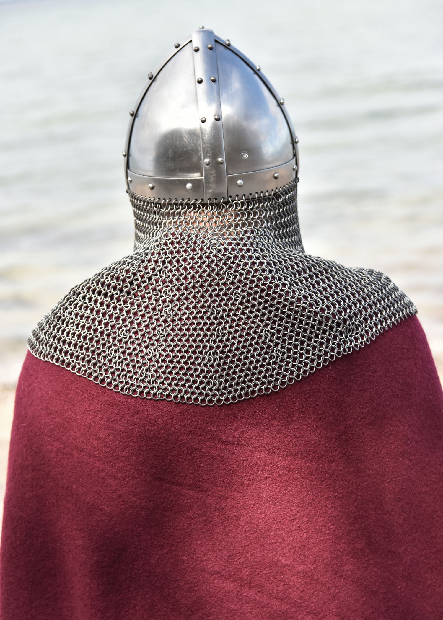 Imagen 4 - Spangenhelm De Época Vendel Con Trenza De Cadena, Adecuado Para El Combate.