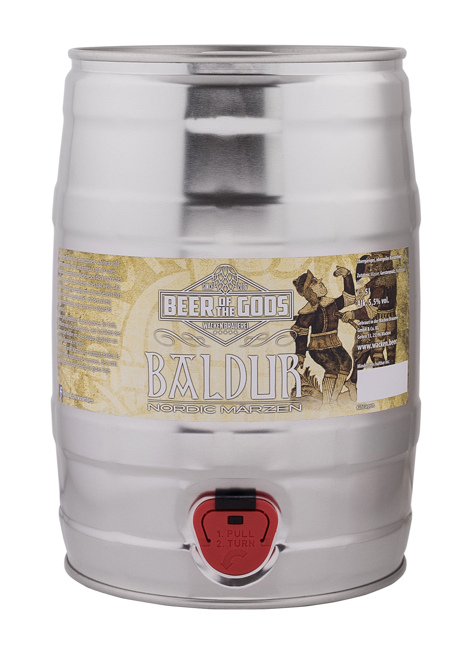 Imagen 3 - Baldur - Nordic Märzen, Botella De 0,33L - Cervecería Wacken