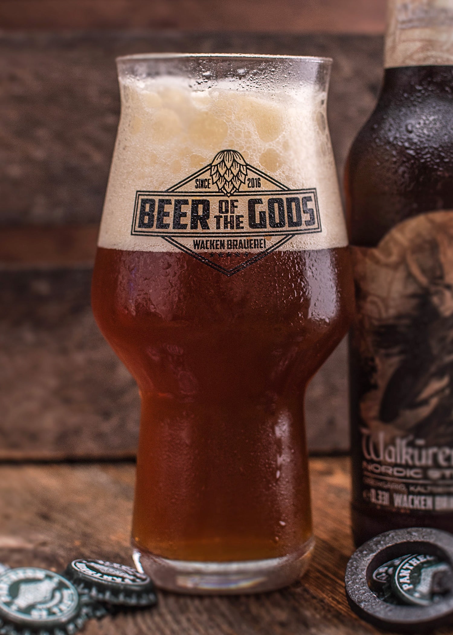 Imagen única de: Wacken Brewery - Vaso De Cerveza Cerveza De Los Dioses, Craftmaster One, 300 Ml