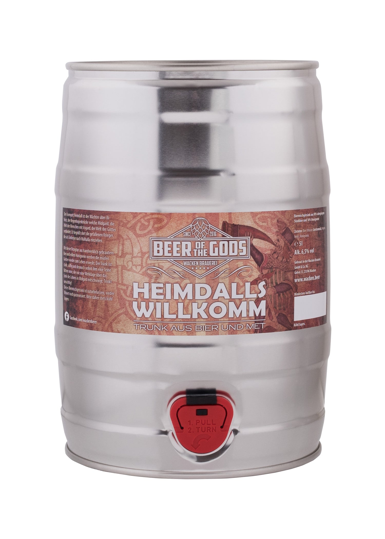 Imagen 4 - Heimdalls Welcome - Bebida Mixta De Cerveza Y Hidromiel, Botella De 0,33 L - Wacken Brewery