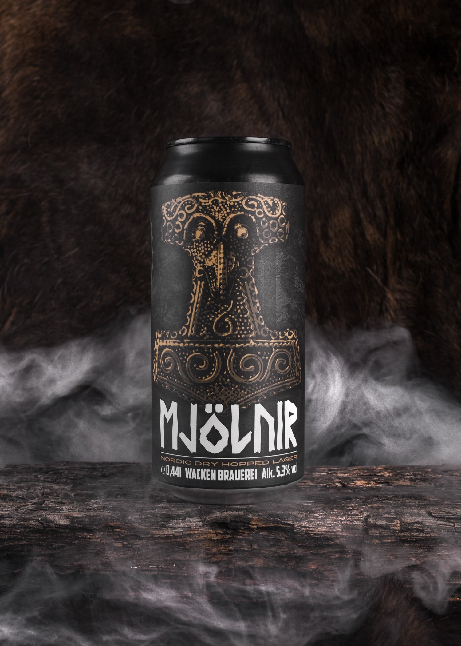 Imagen única de: Mjölnir - Nordic Lager, Lata De 0,44 L - Cervecería Wacken