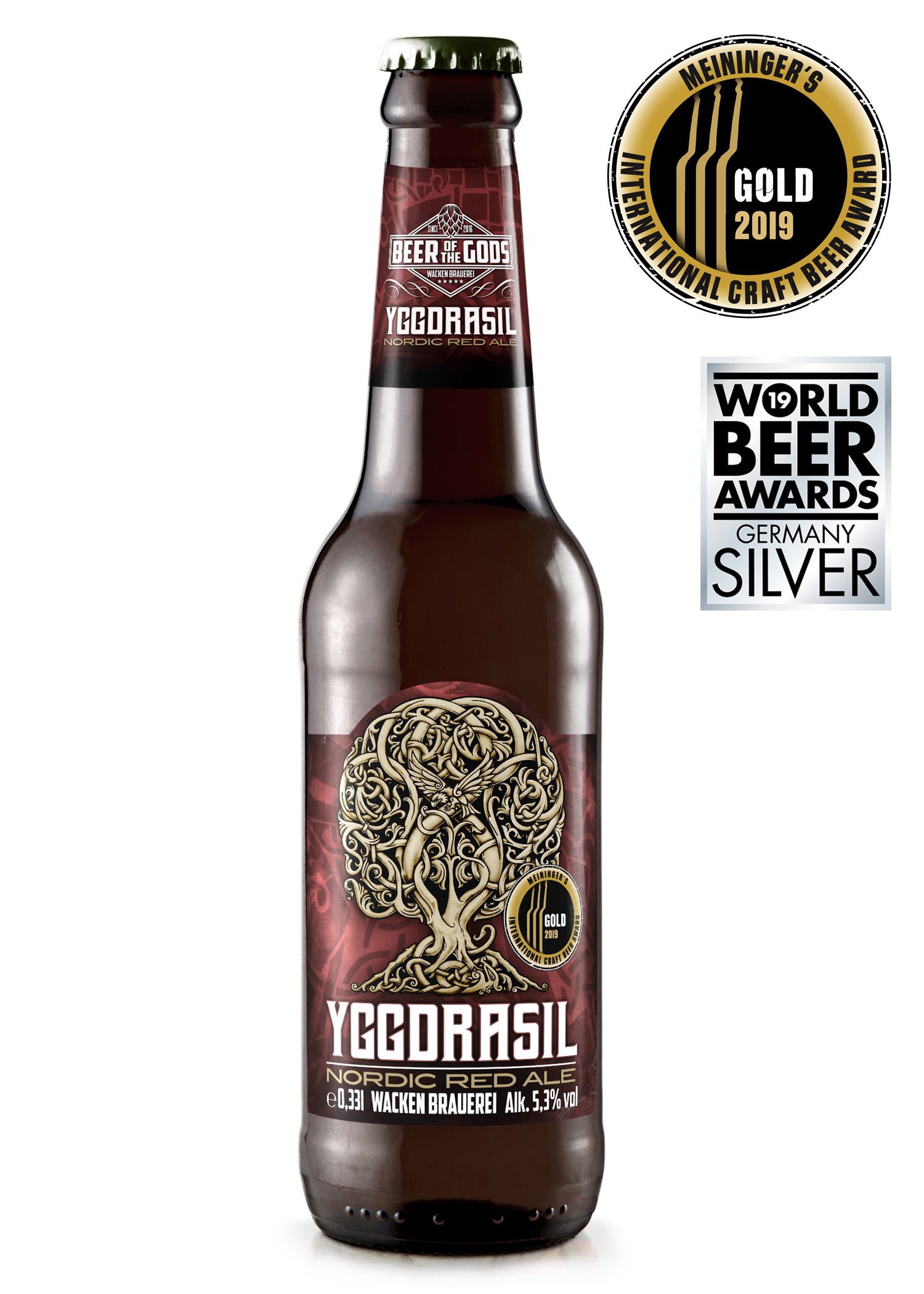 Imagen 1 - Yggdrasil - Nordic Red Ale, Botella De 0,33L - Cervecería Wacken