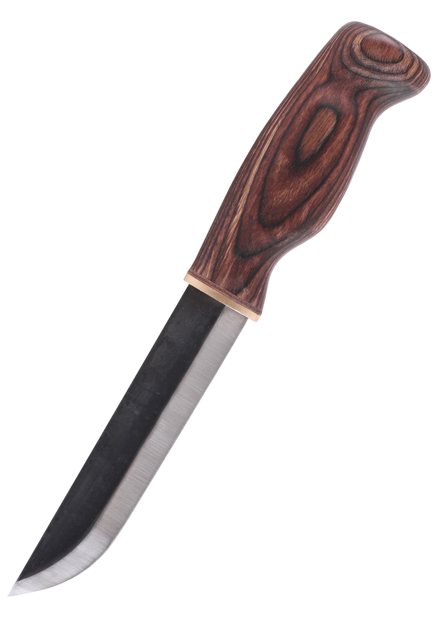 Imagen 1 - Cuchillo De Caza Karhuleuku Ruskea, Joya De Madera